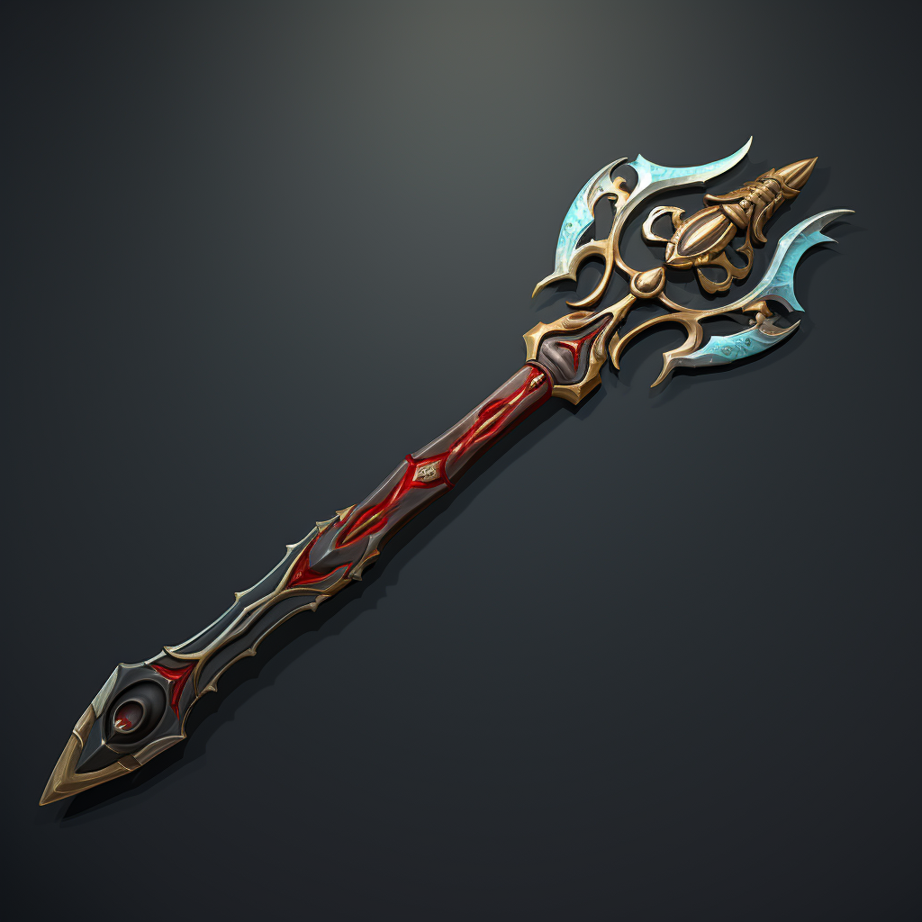 Slavic themed dark fantasy weapons in Battlerite game