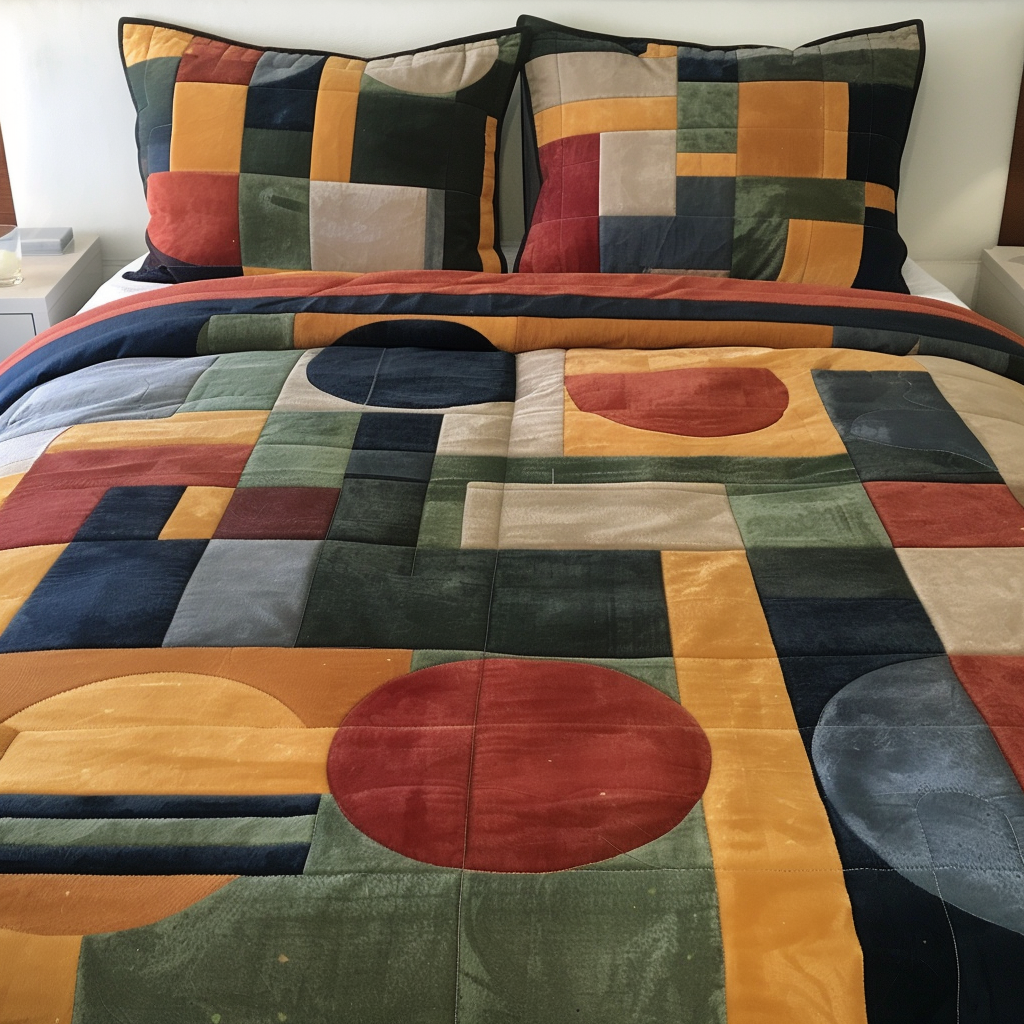 Bauhaus style bedding bedroom background