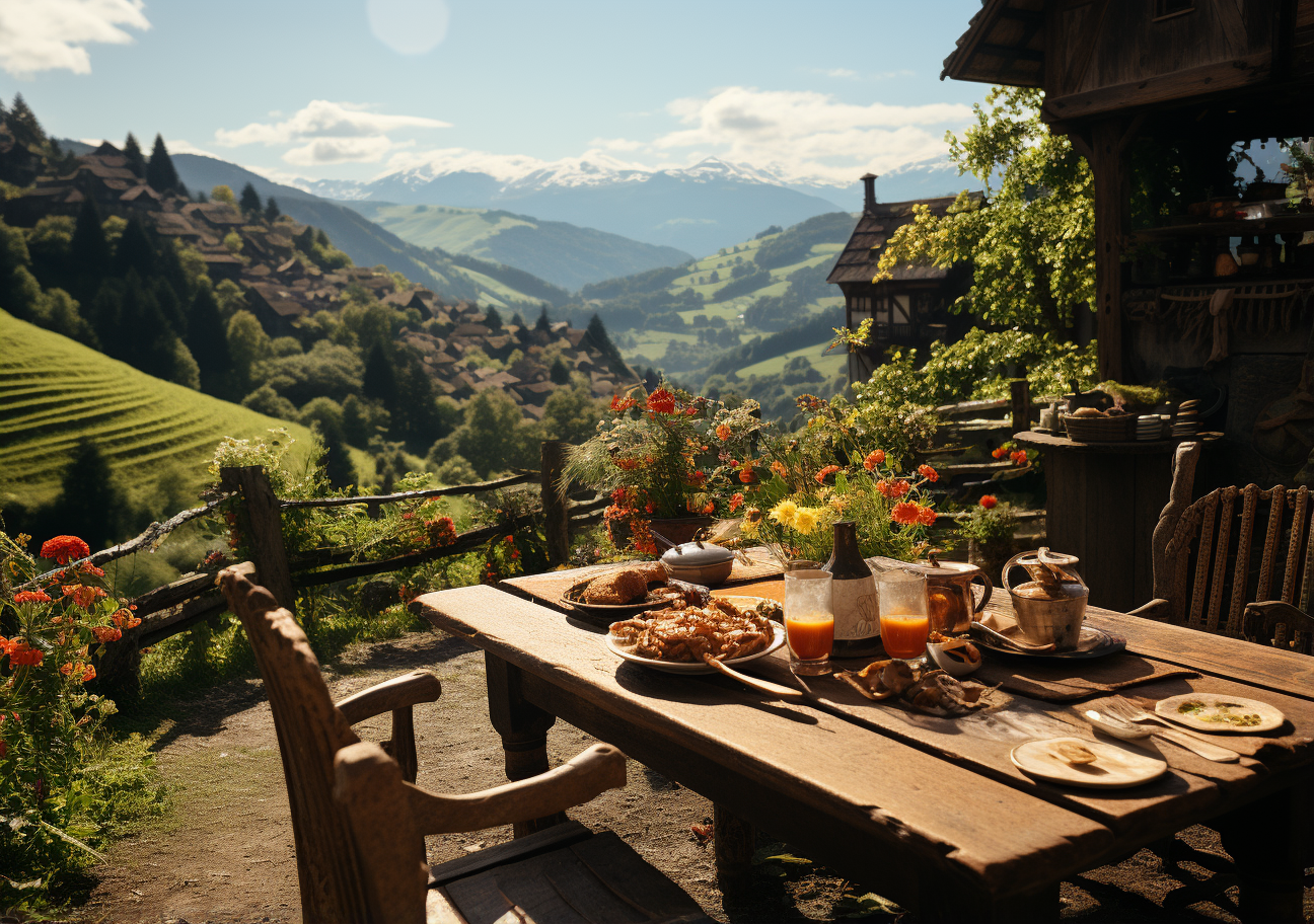 Bavarian Breakfast - Beautiful and Delicious German Cuisine