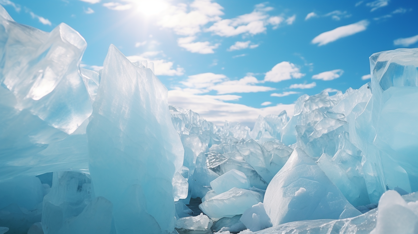 Close-up of Mysterious Glacier