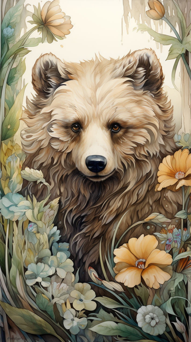 Stunning bear artwork by Jody Bergsma