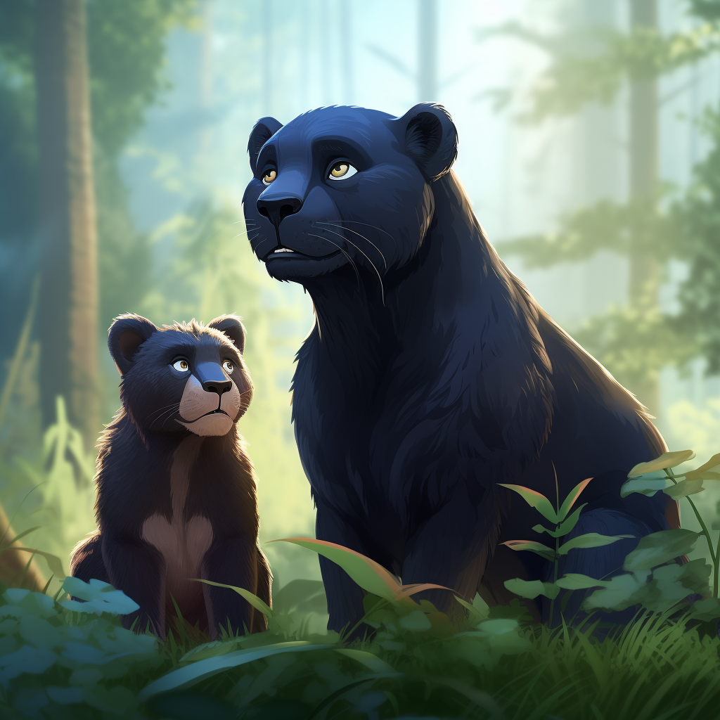 Bear and Panther Mix Animation