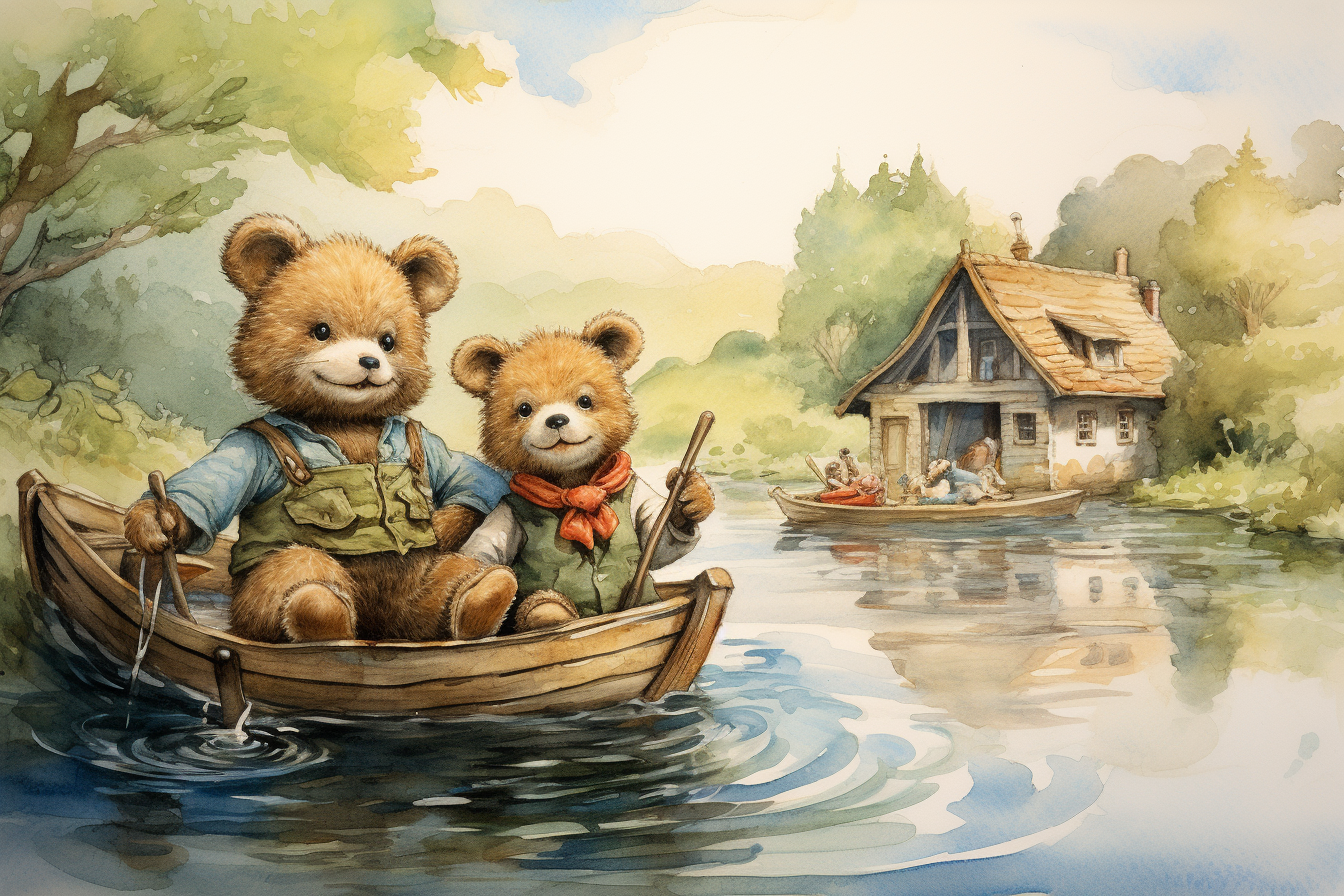 Children's Bear and Toad Adventure