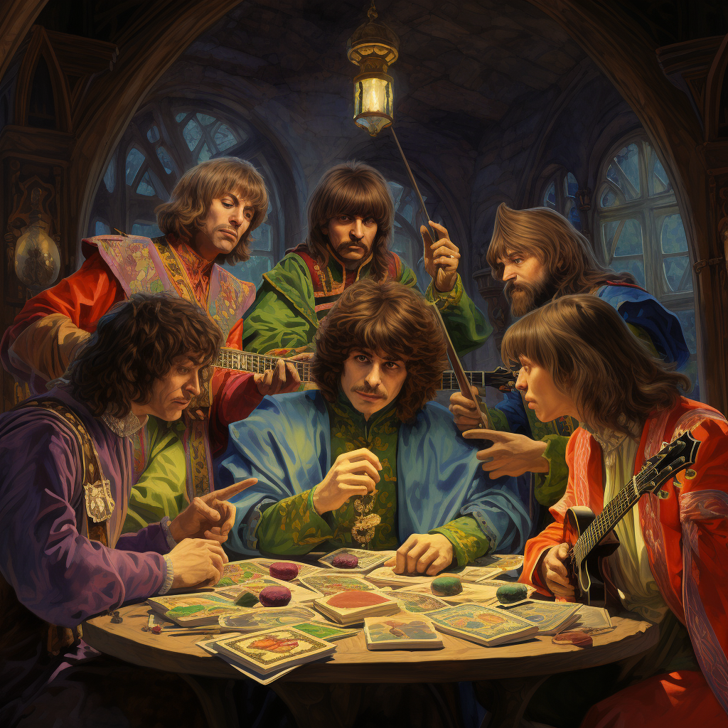 Beatles D&D Party Scene