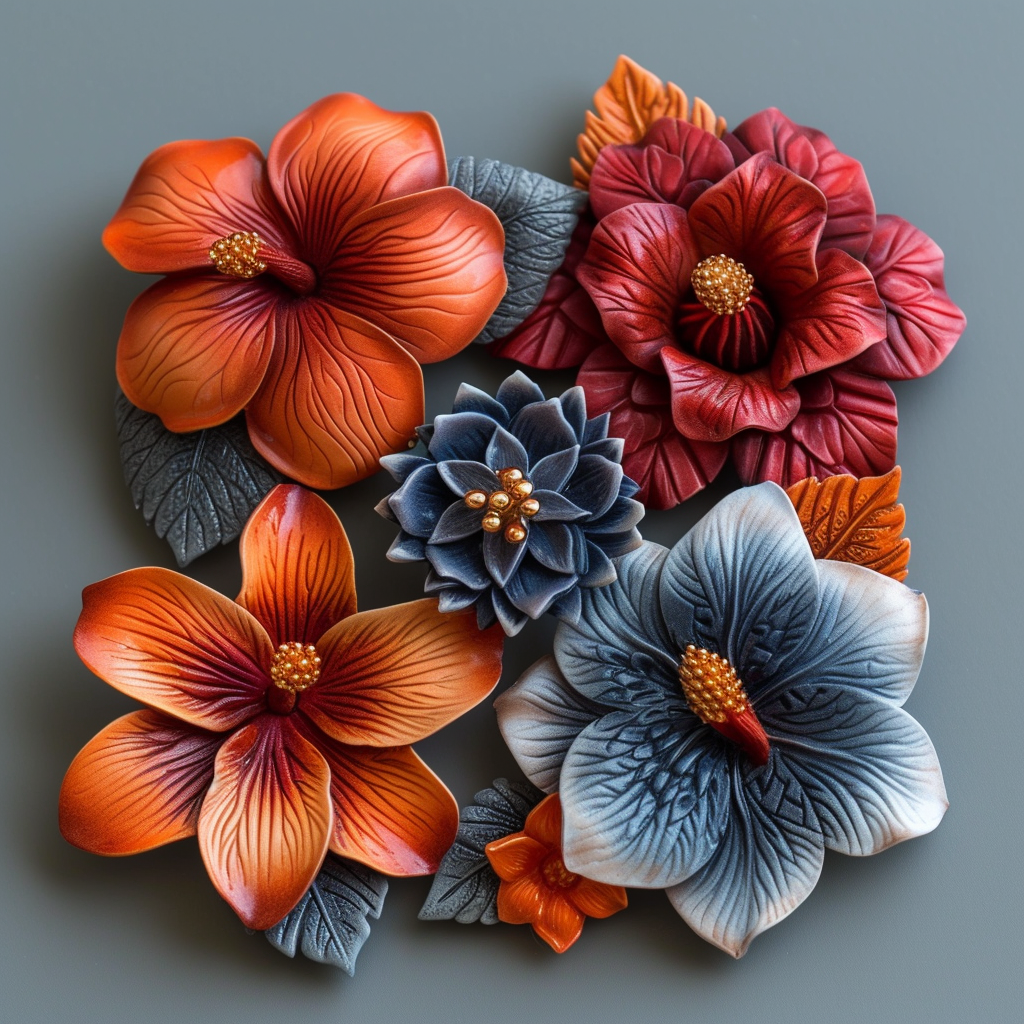 Beautiful Brooches Inspired by Flowers