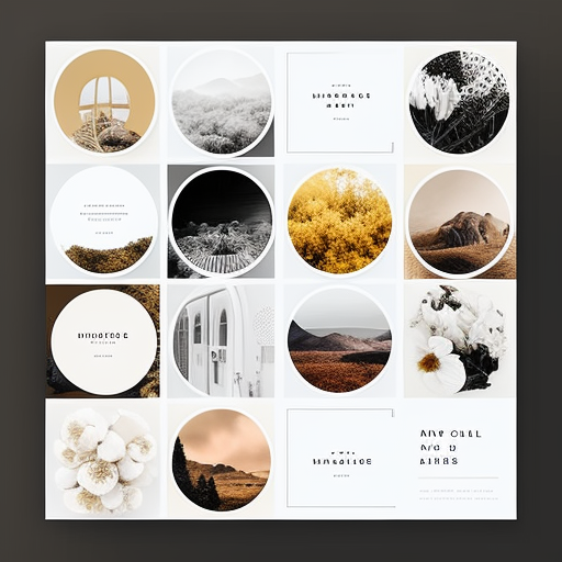 Beautiful modern Instagram carousel template with text