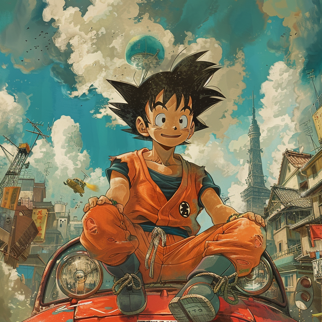 Akira Toriyama Tribute Image Illustration