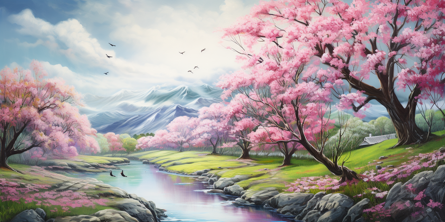 Beautiful spring banner image