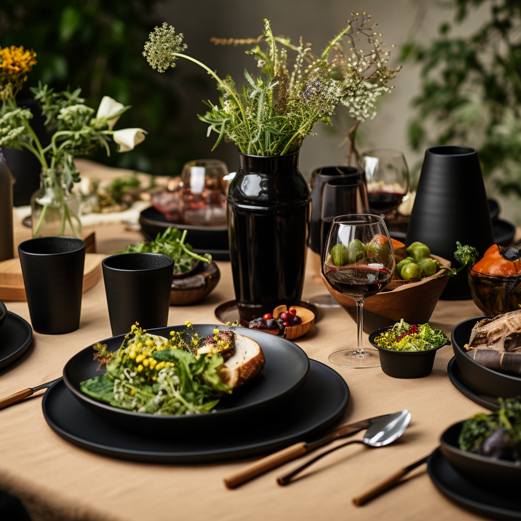 Stunning table set for a memorable meal