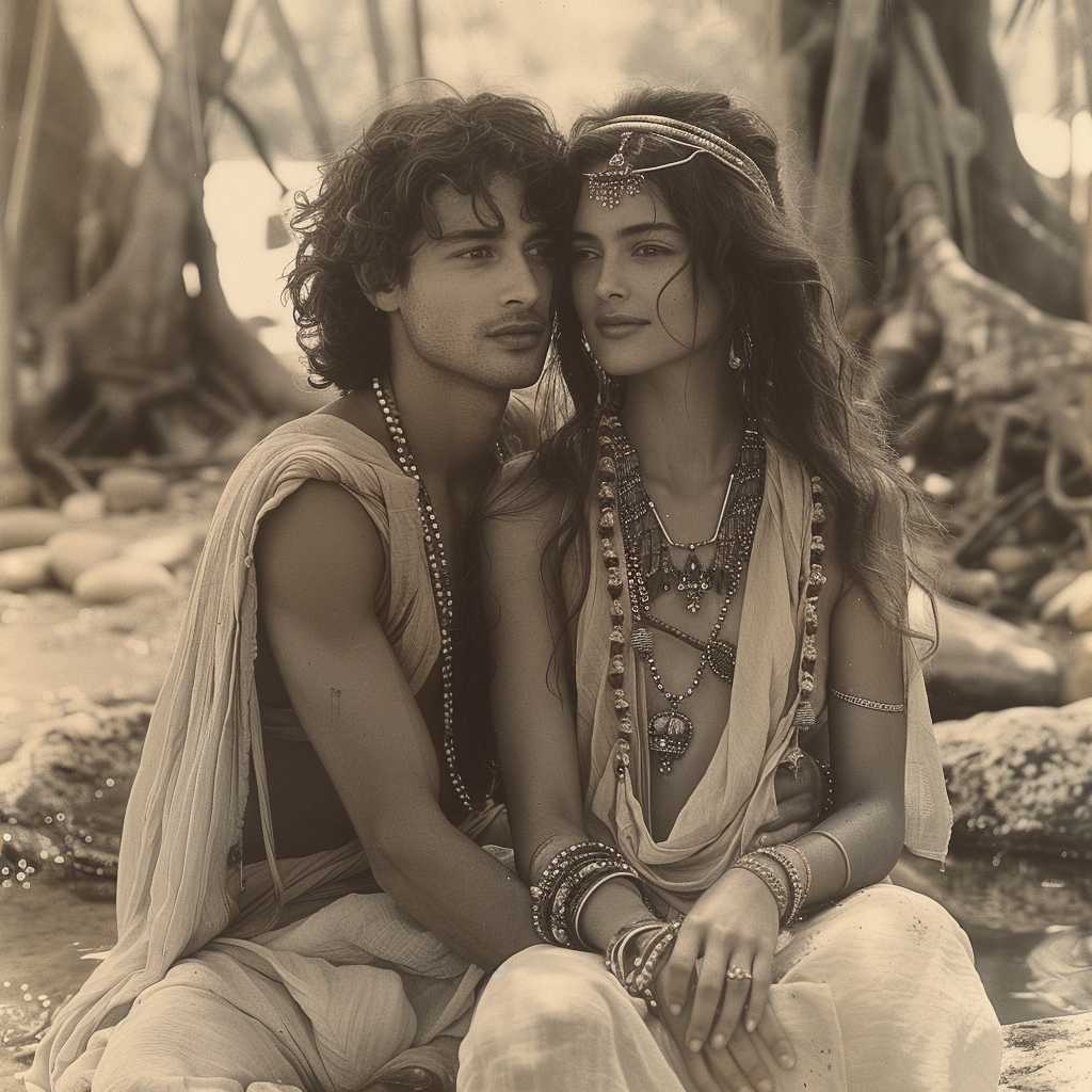 Vintage Tantra Beautiful Photo