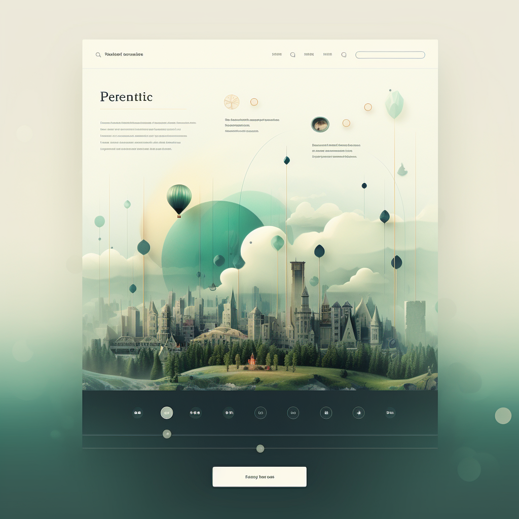 Beautiful website UI design