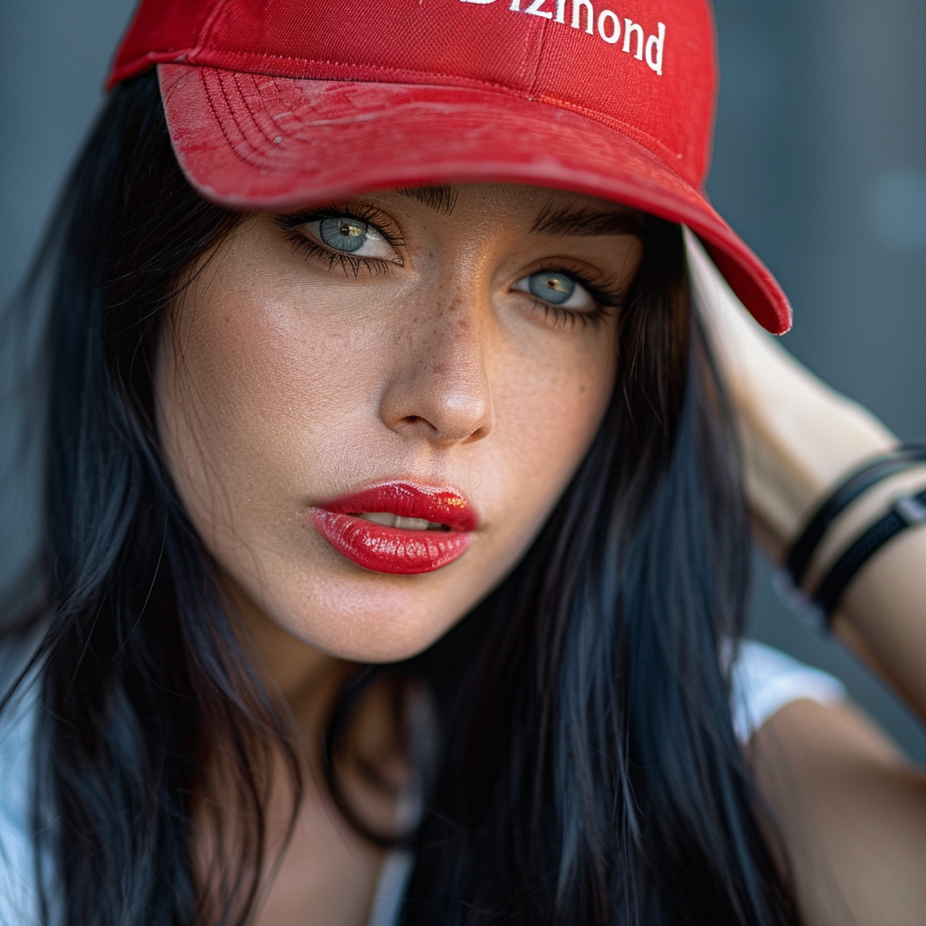 Woman with Red Cap  Dizmond