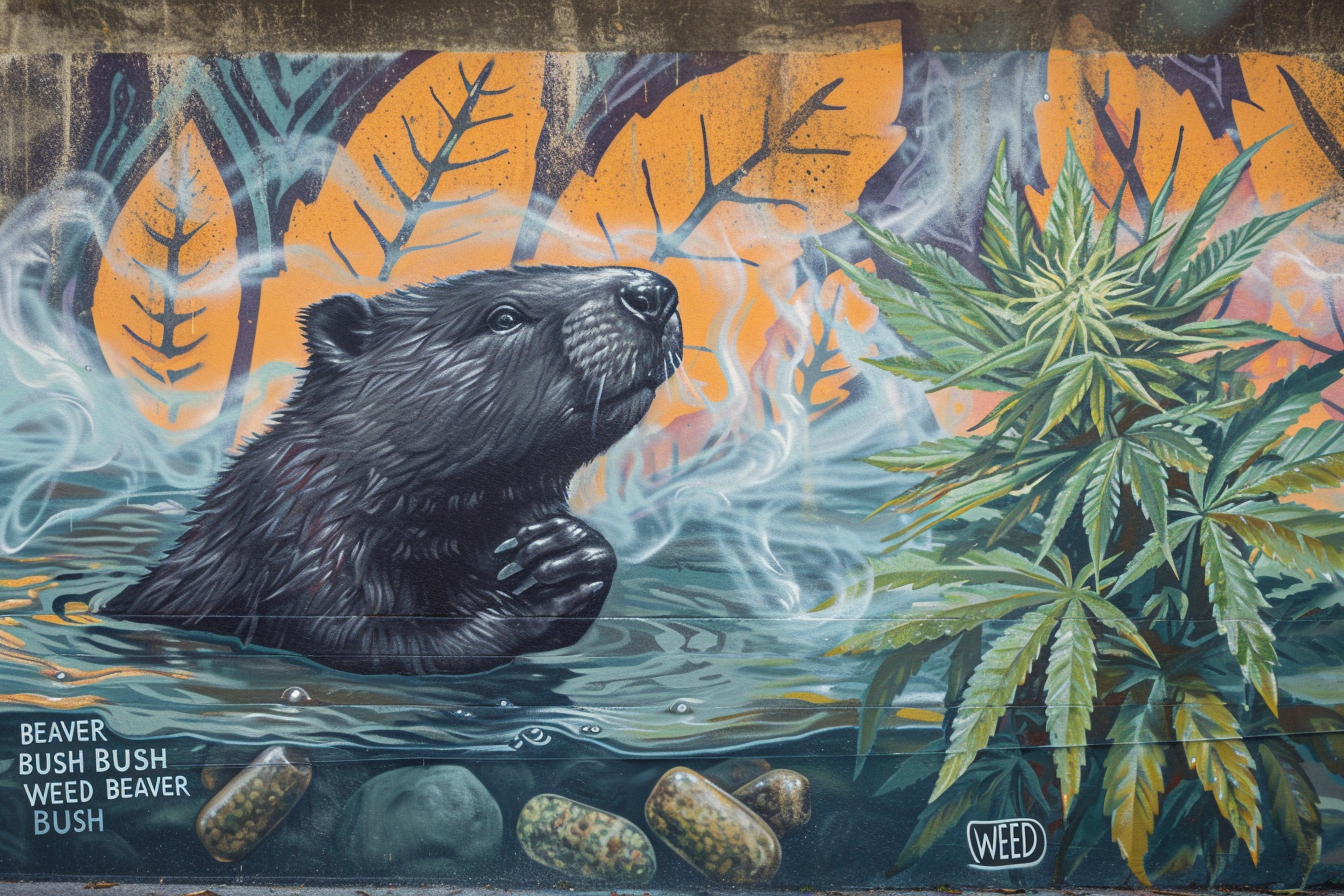 Beaver Bush Weed Poster Image