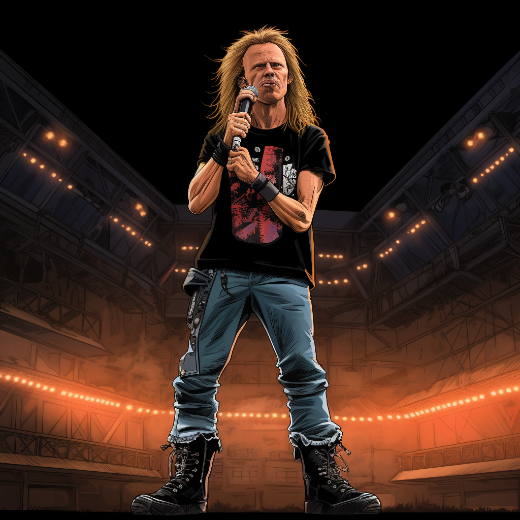 Beavis in Axel Rose costume