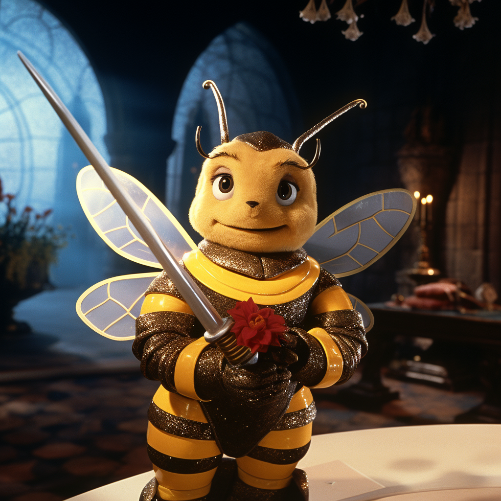 Bee Knight in 80s Disney cartoon  ?