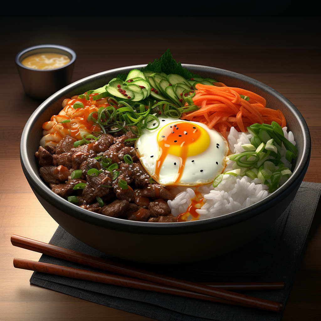 Tasty beef bowl recipe image