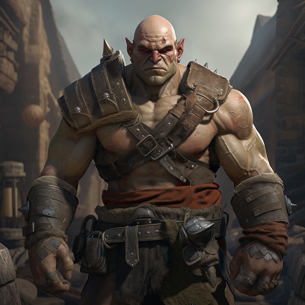 Beefy Boofy Half Orc Half Man  image ?