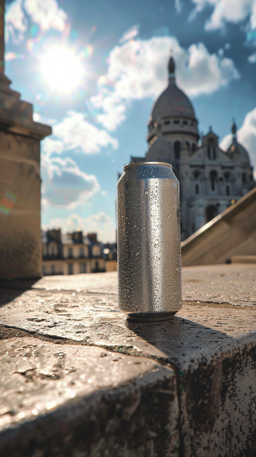 Beer Can at Sacred Heart Steps