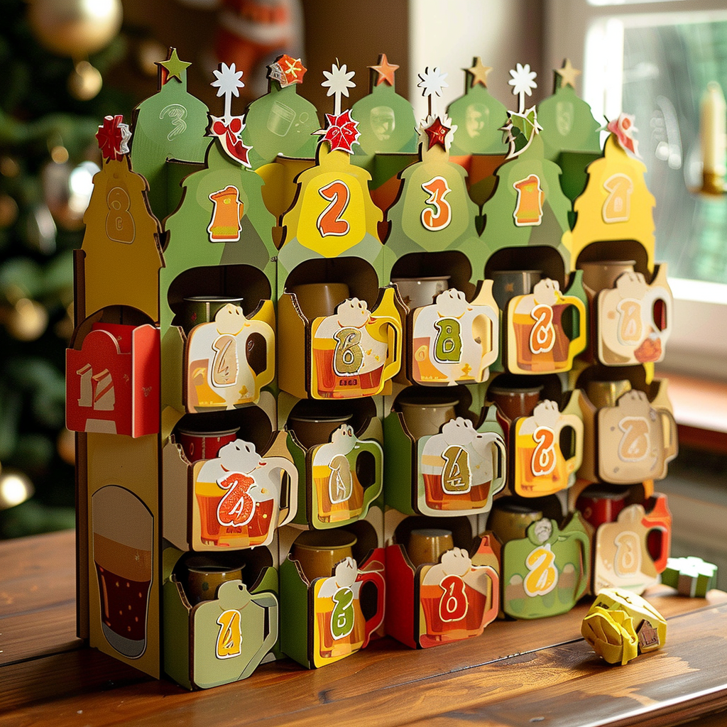 DIY beer advent calendar for kids