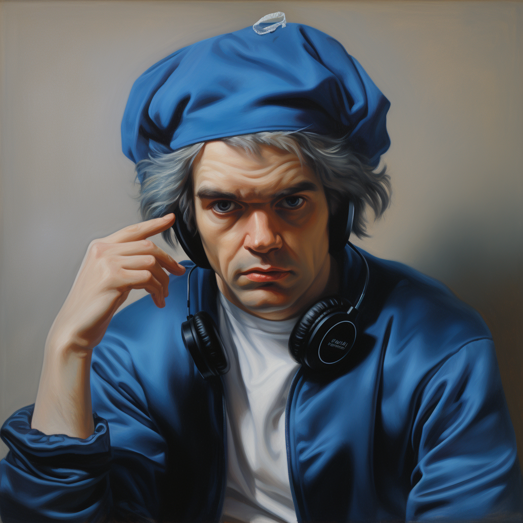 Beethoven with Coolio hair