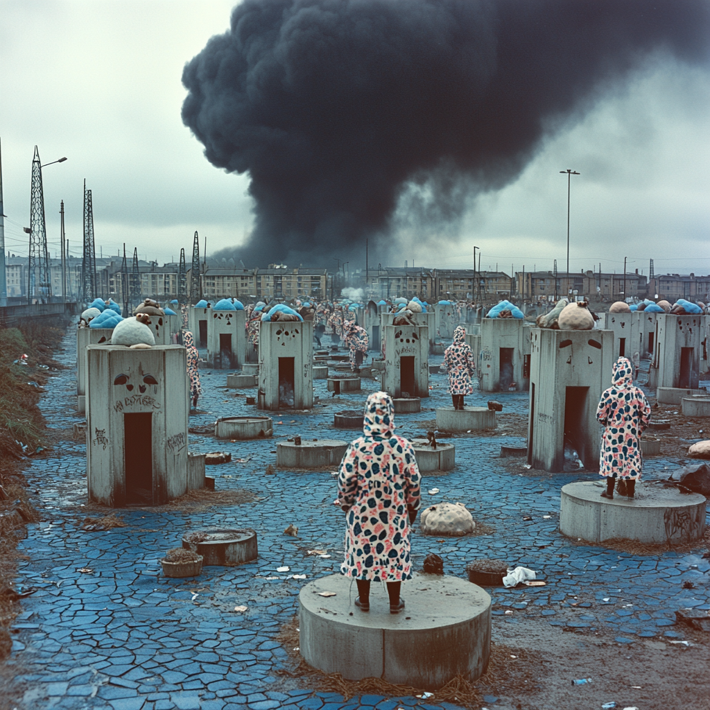 Documentary photo of Belfast council estate