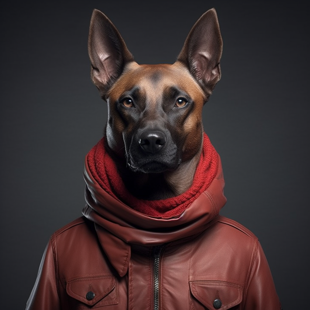 Belgian Malinois Dress Human