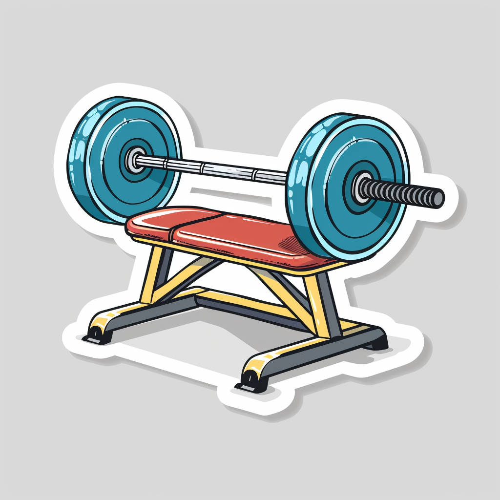 Bench Press Sticker