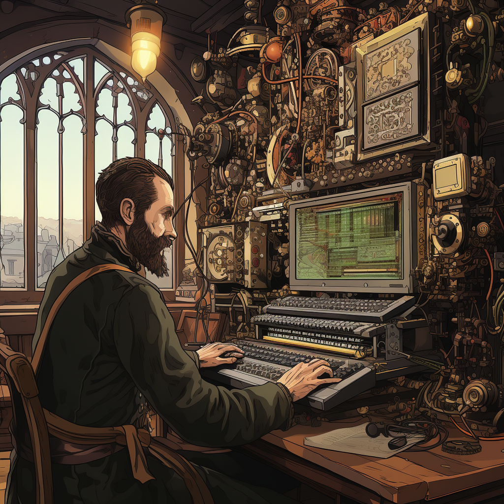 Benedict Kumberbatch in Victorian England with Mechanical Computers