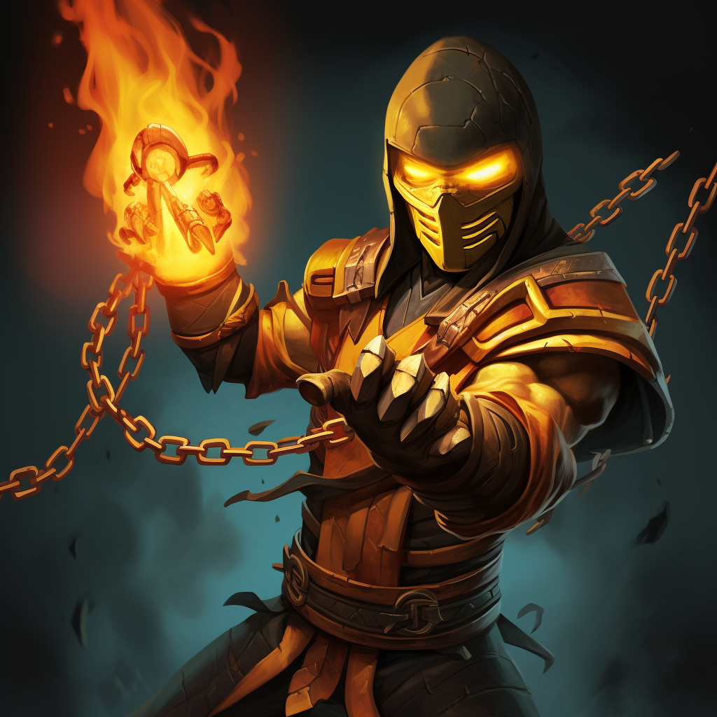 Bender Futurama as Scorpion: Burning with Rage