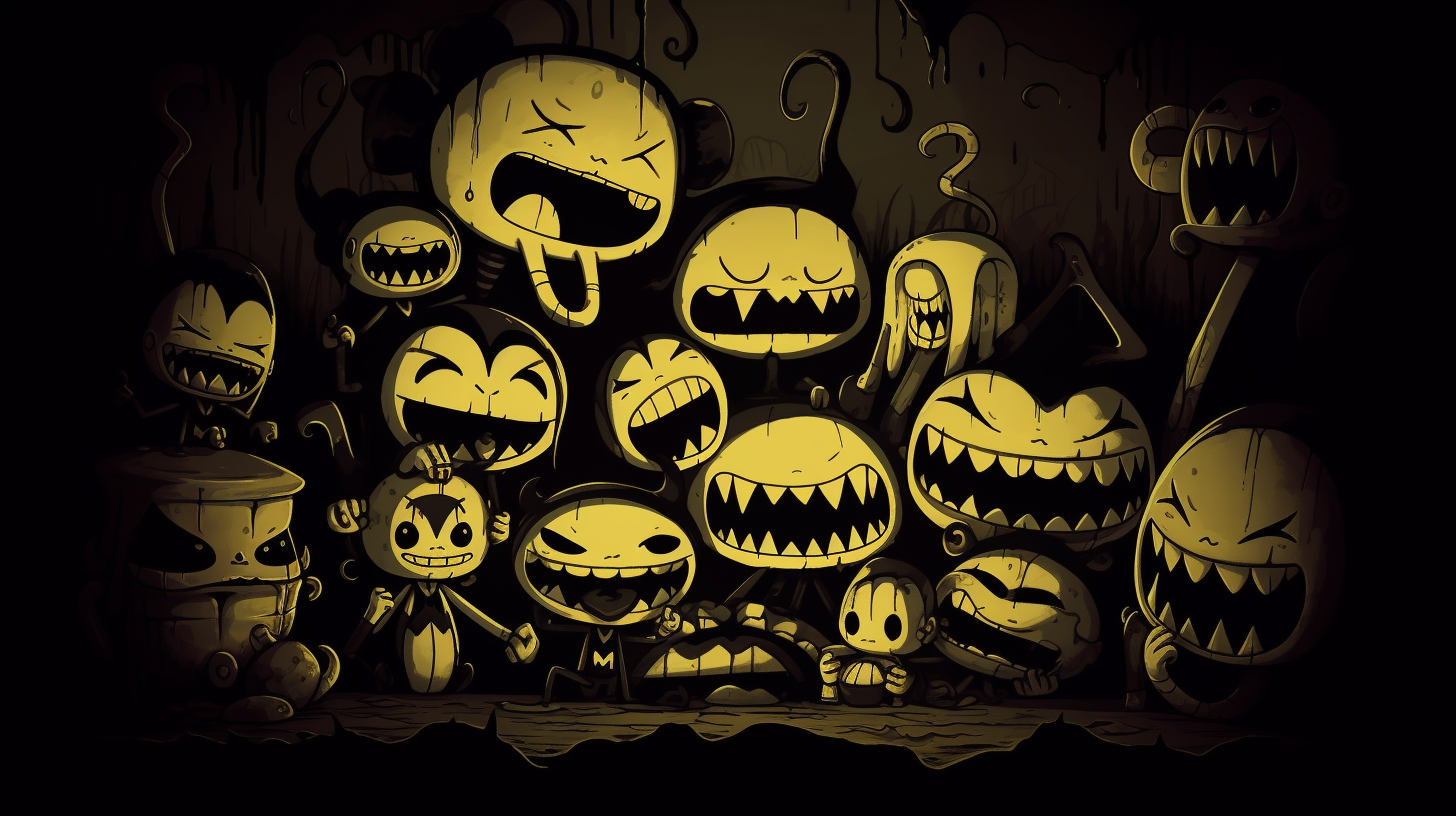 Funny Bendy and the Ink Machine background