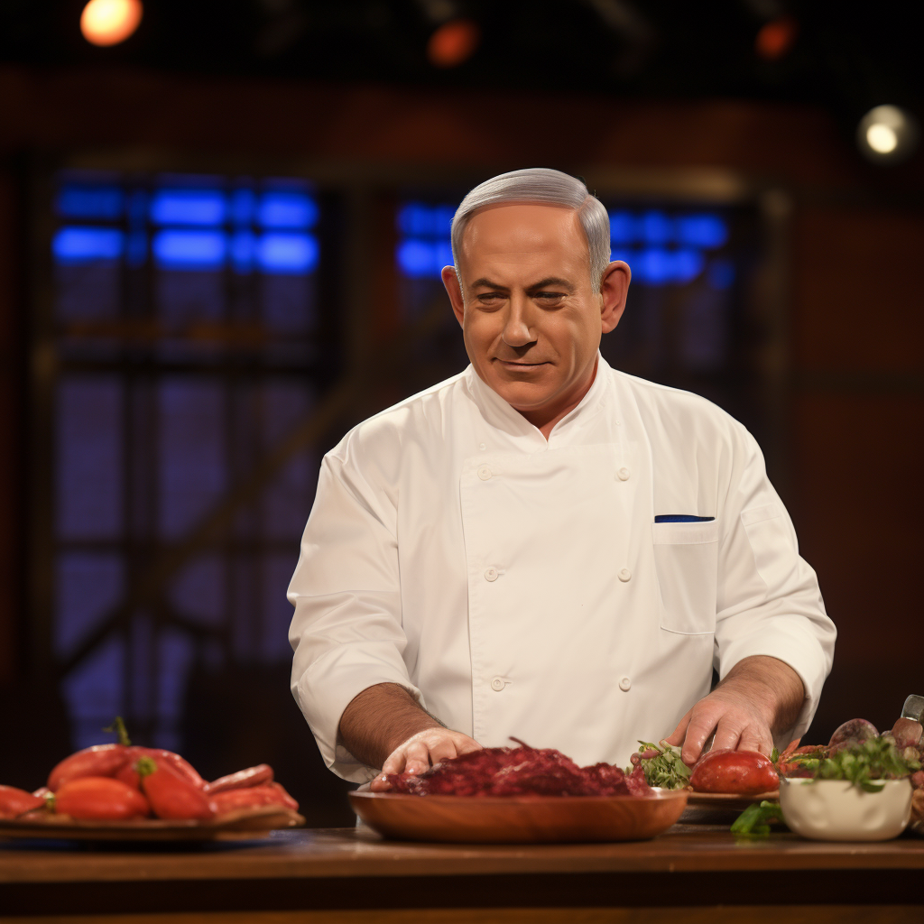 Benjamin Netanyahu at Masterchef