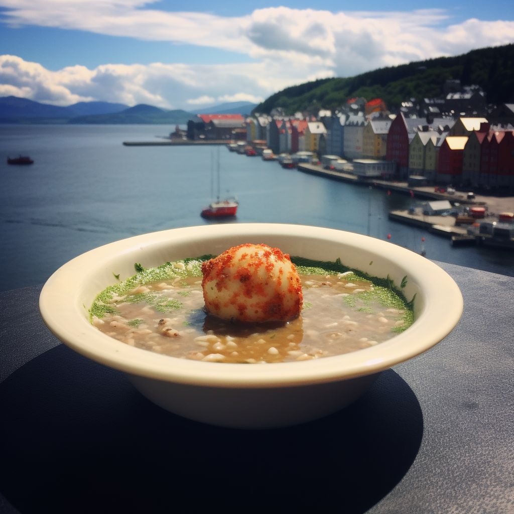 Delicious Raspeball Dish from Bergen