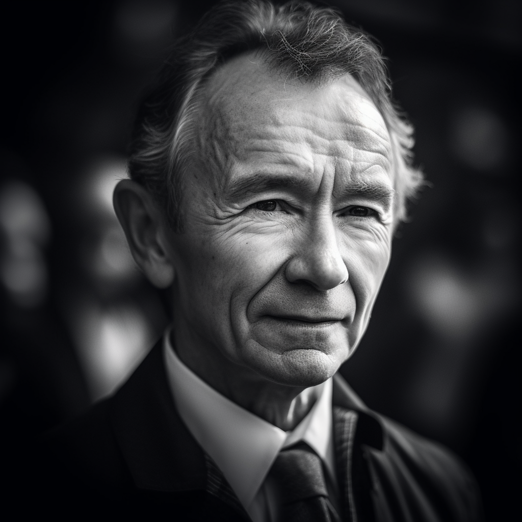 Billionaire Bernard Arnault Portrait Bokeh