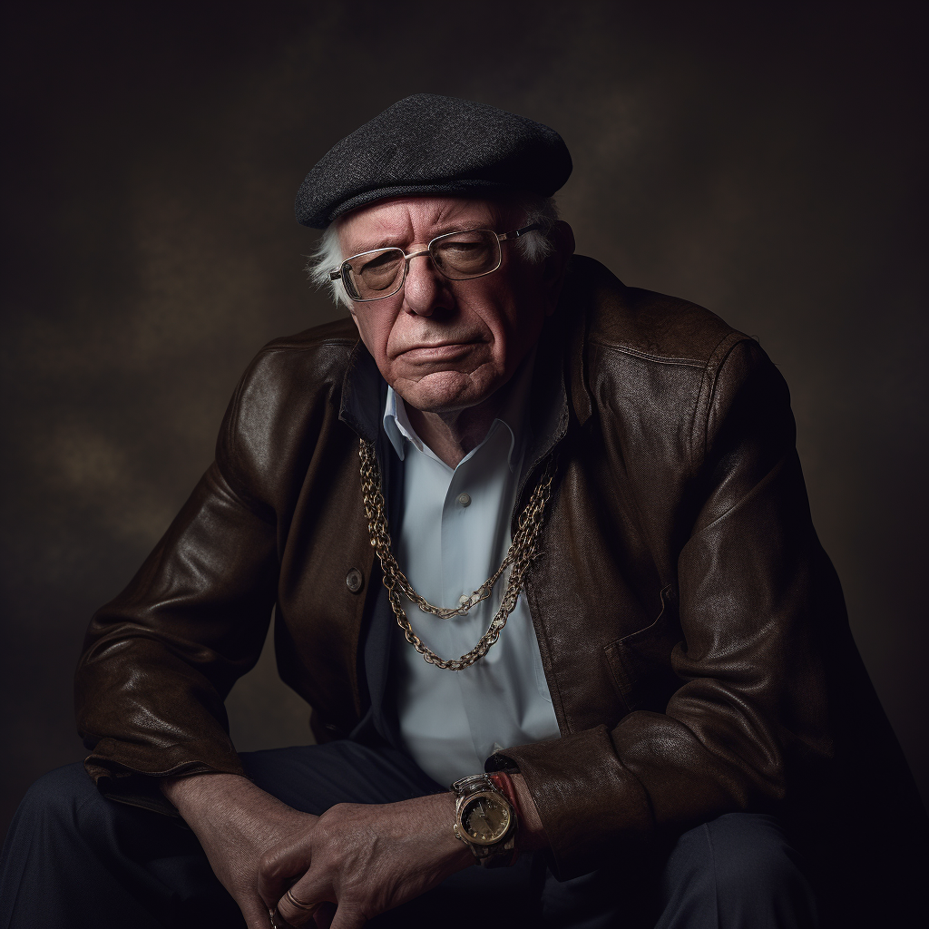 Bernie Sanders Gangster Hip Hop