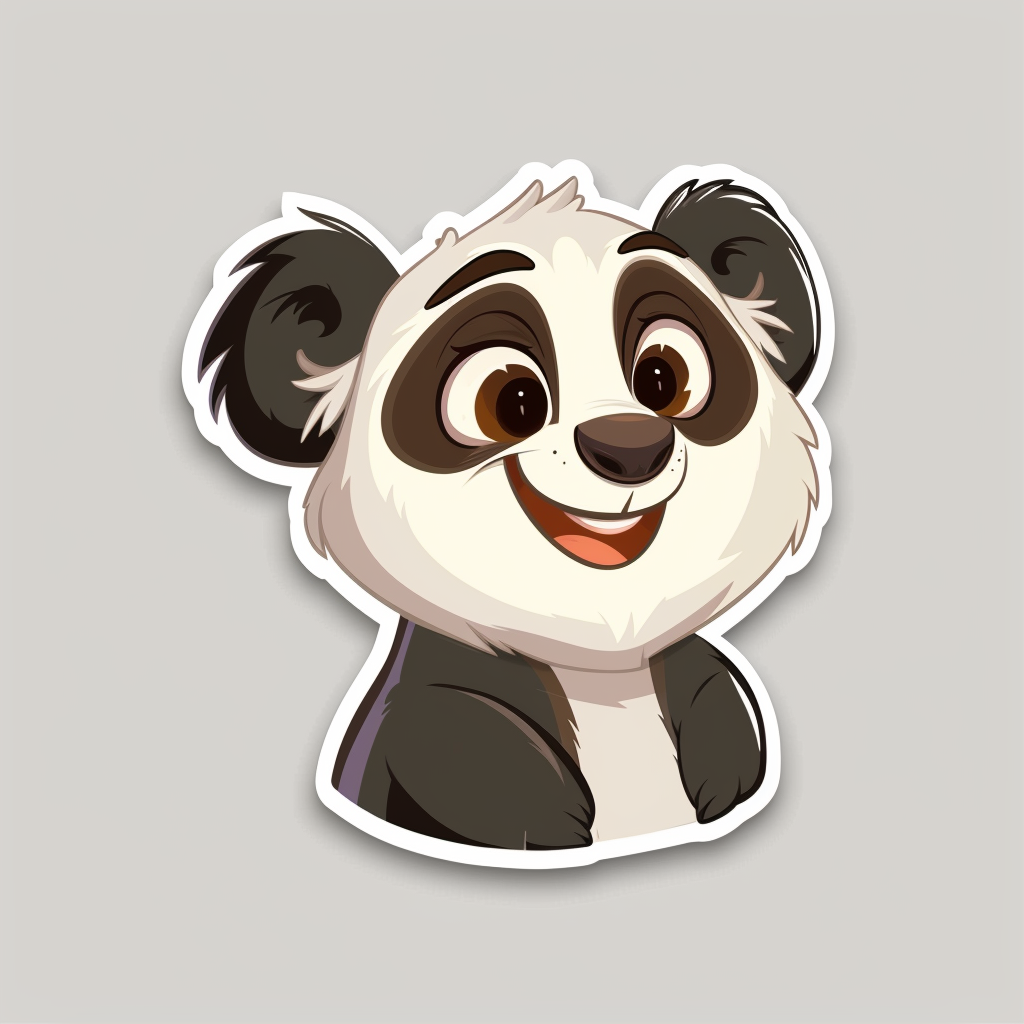 Best sticker on plain background