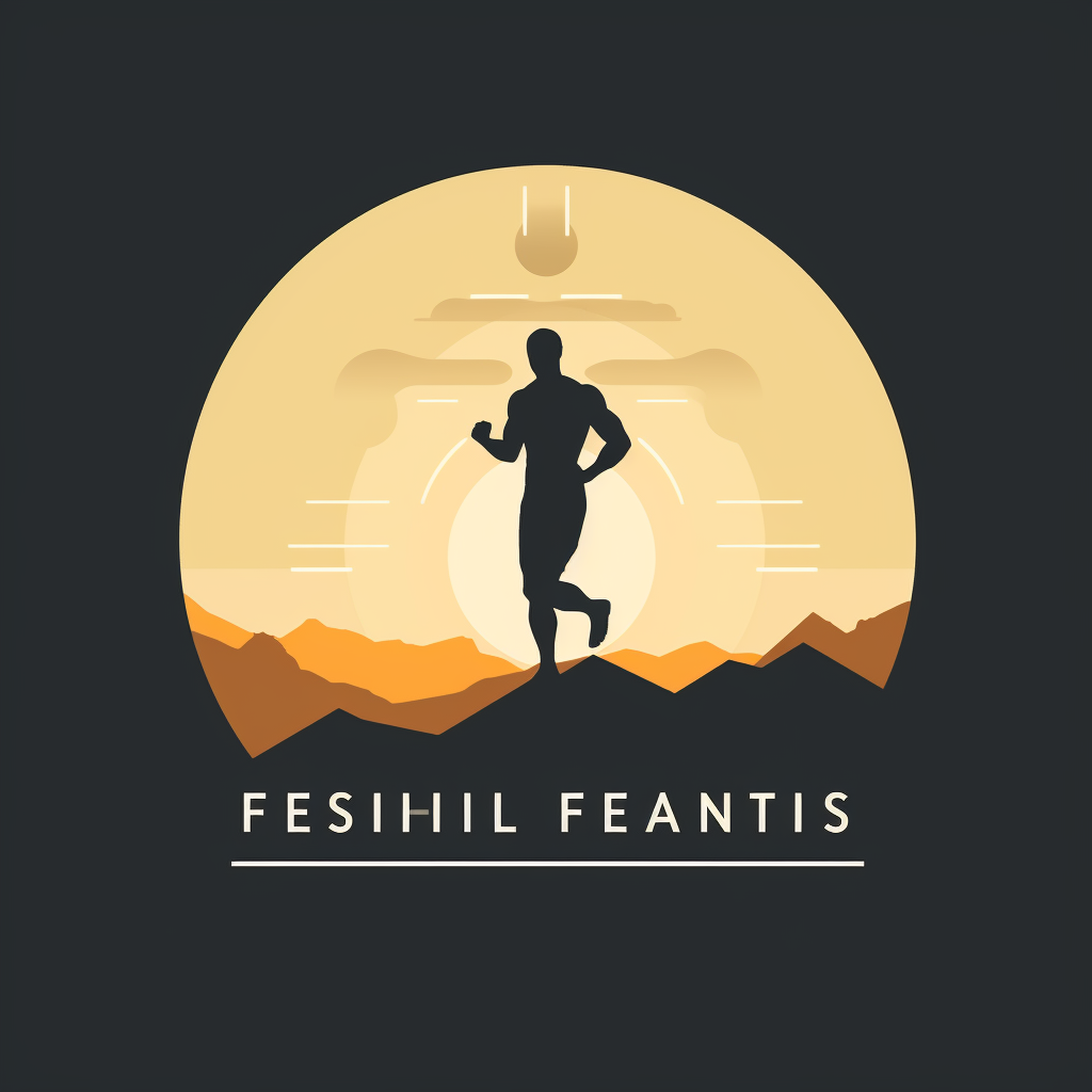 Biblical fitness logo design