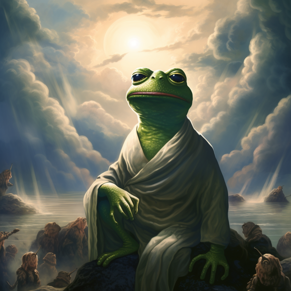 Biblically accurate rendition of Pepe ?