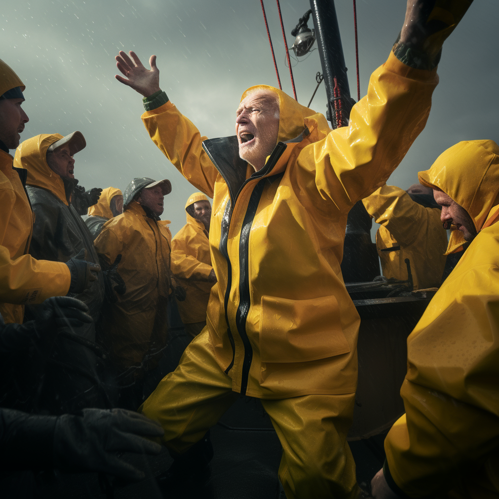 Joe Biden Commercial Fishing Vessel Captain Image