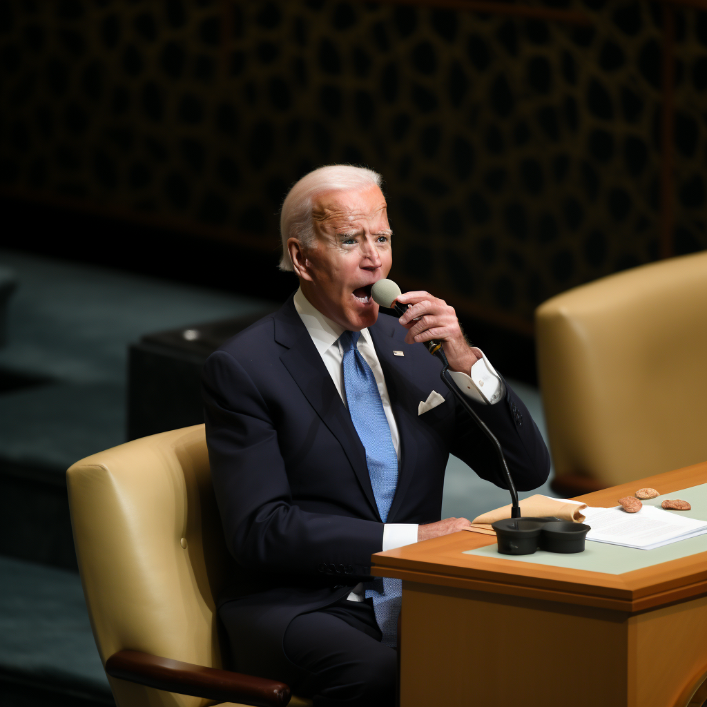 Biden savoring delicious ice cream treat