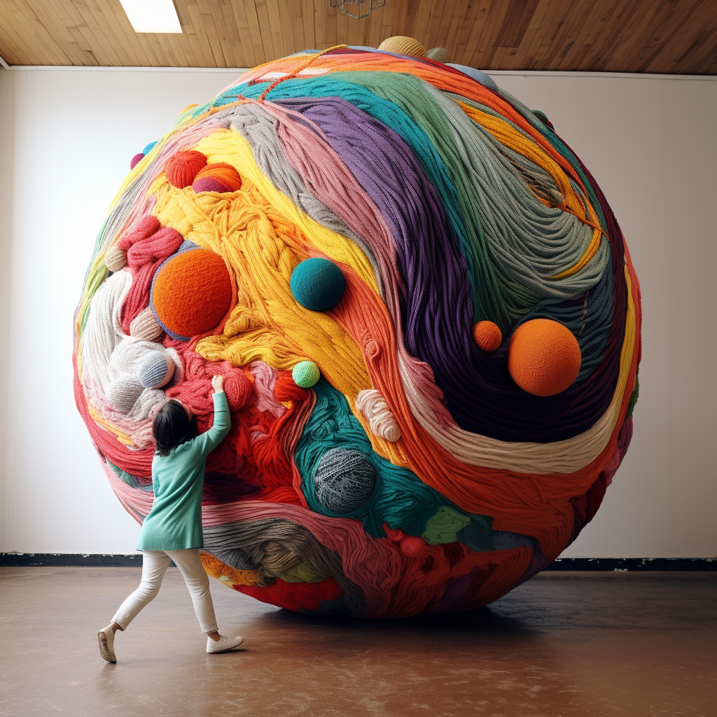 Yarn ball for stock photos