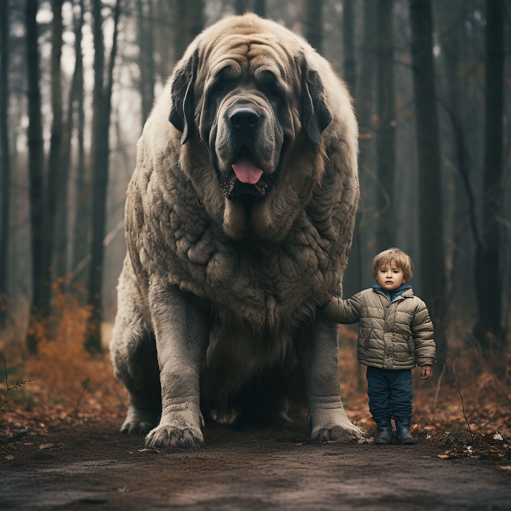 Adorable big dog posing for a photoshoot