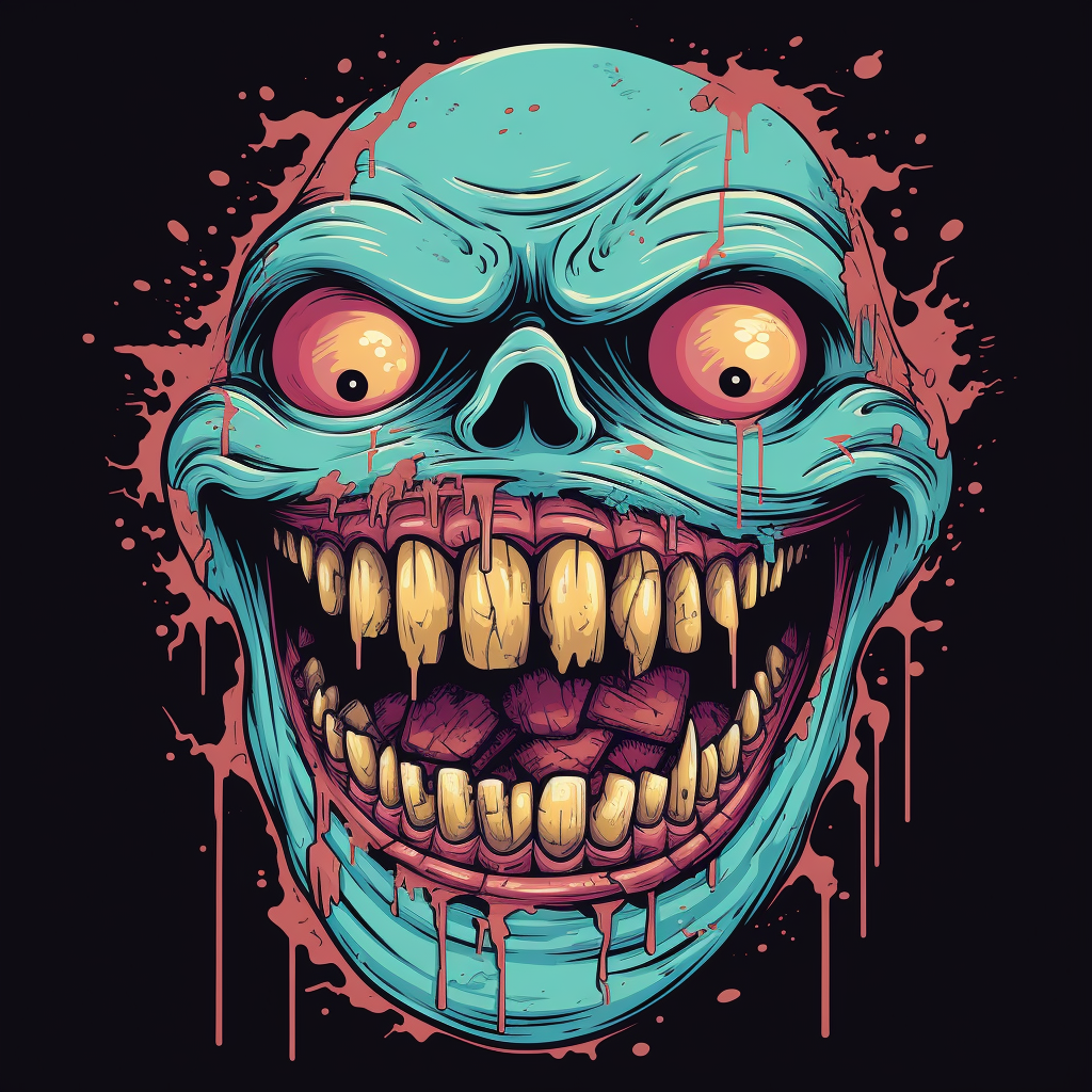 Creepy and Cruel Big Smile Logo