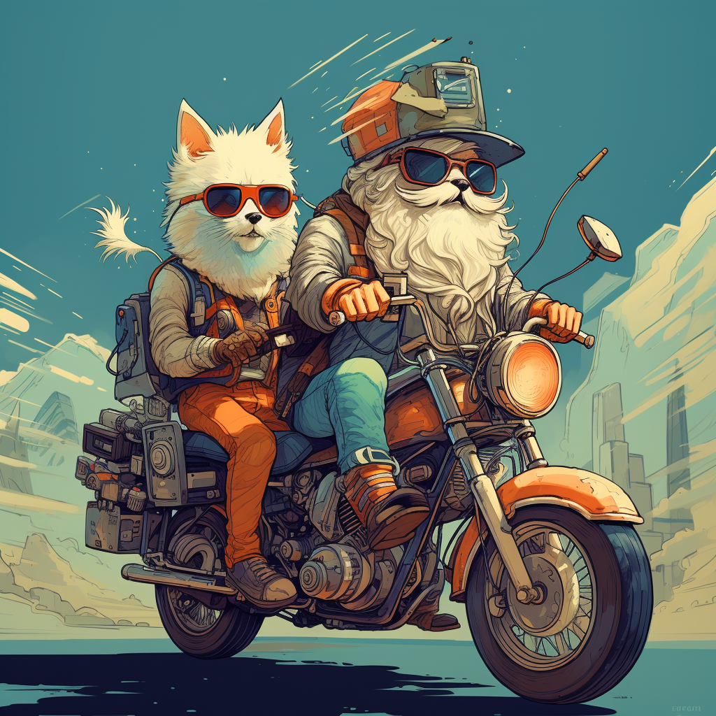 Dependable Bike Companion Illustration