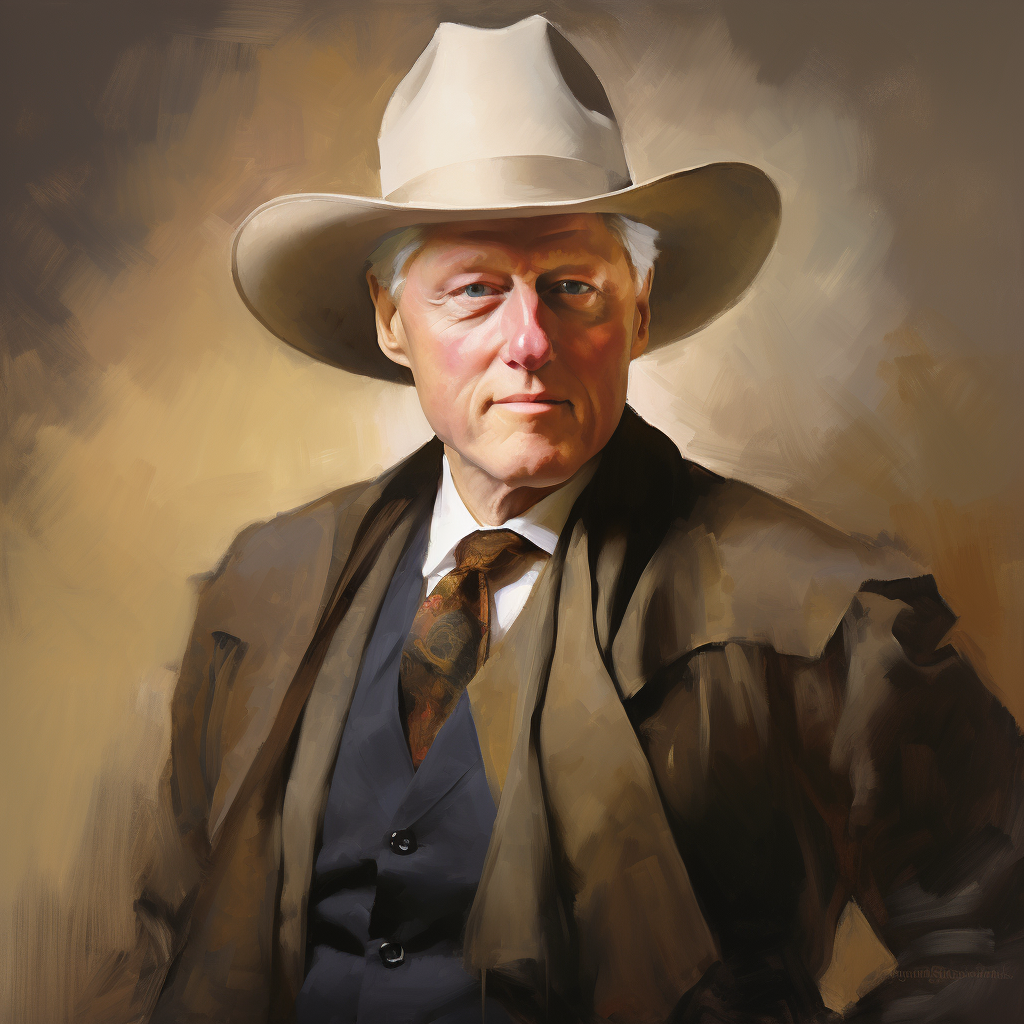 Portrait of President Bill Clinton