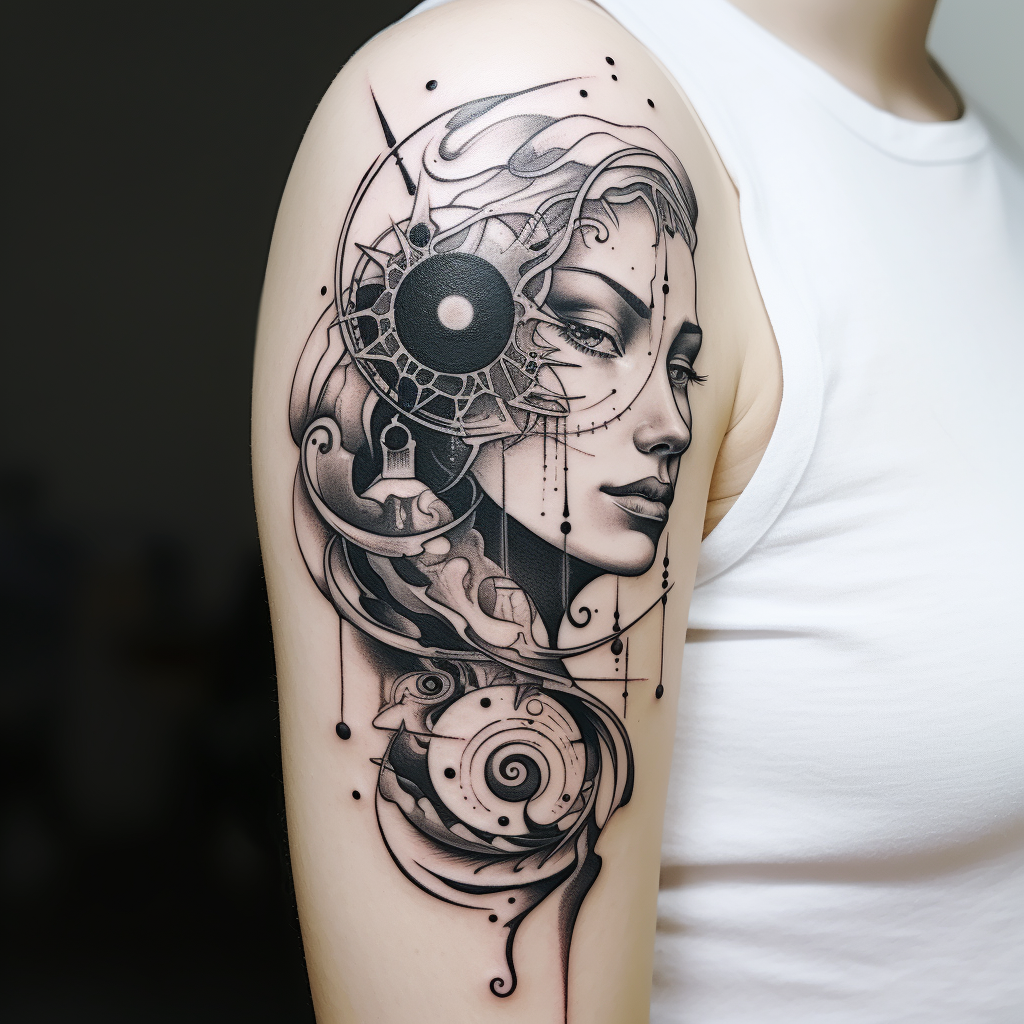 Bipolar Duality Tattoo Idea