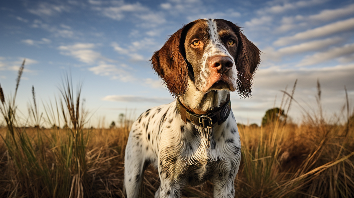 Beautiful Bird Dog Hybrid in Nature