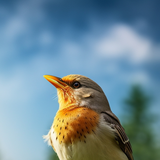 Birdie - Photo with a bird and a golf ball