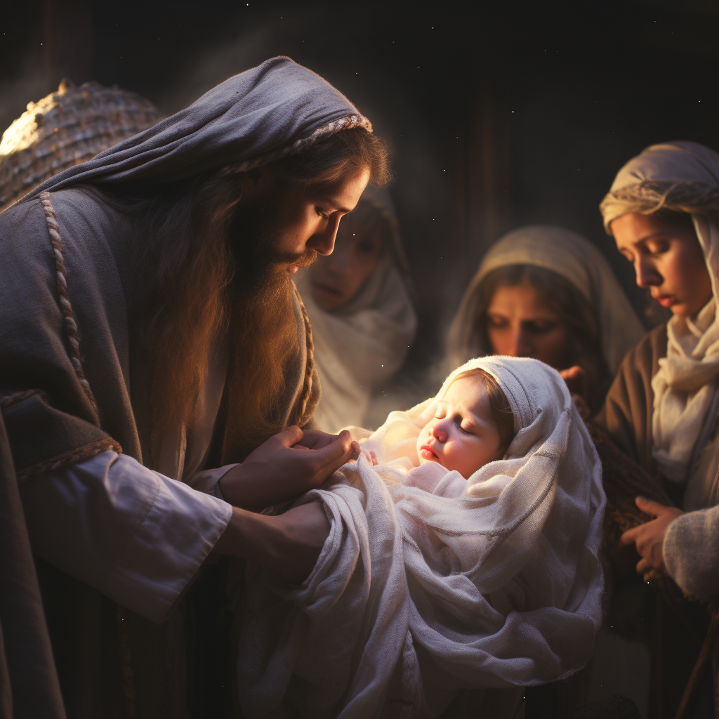 Birth of Christ Closeup