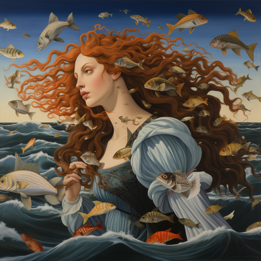 Enchanting Birth of Venus Painting