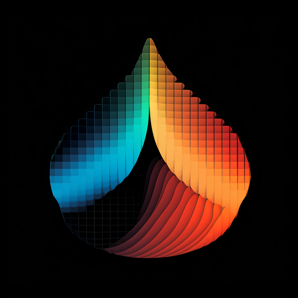 Bitcoin logo gradient descent error function image